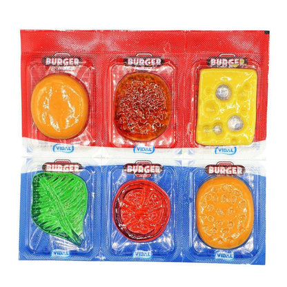 Vidal Burger Fruit Jelly Slurps Candy Jellies Sweets