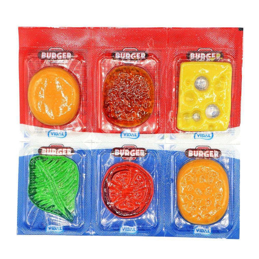 Vidal Burger Fruit Jelly Slurps Candy Jellies Sweets