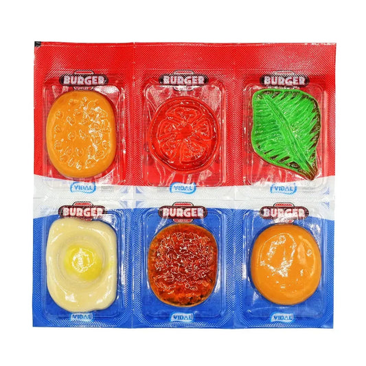 Vidal Burger Fruit Jelly Slurps Candy Jellies Sweets