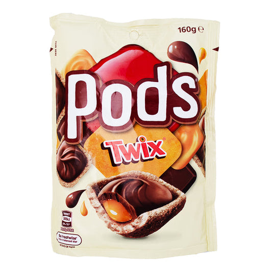Pods Twix Pouch 160g Australian Candy Chocolate Pod Snacks