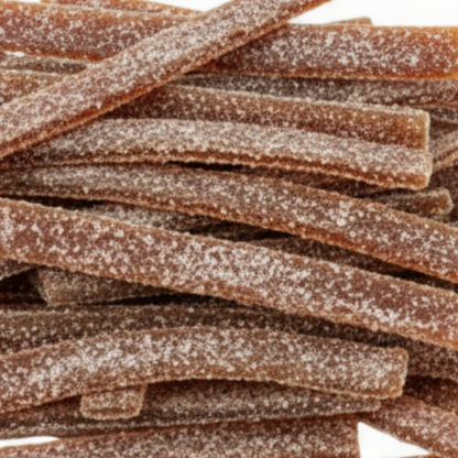 Full-frame cola sour belts without packaging