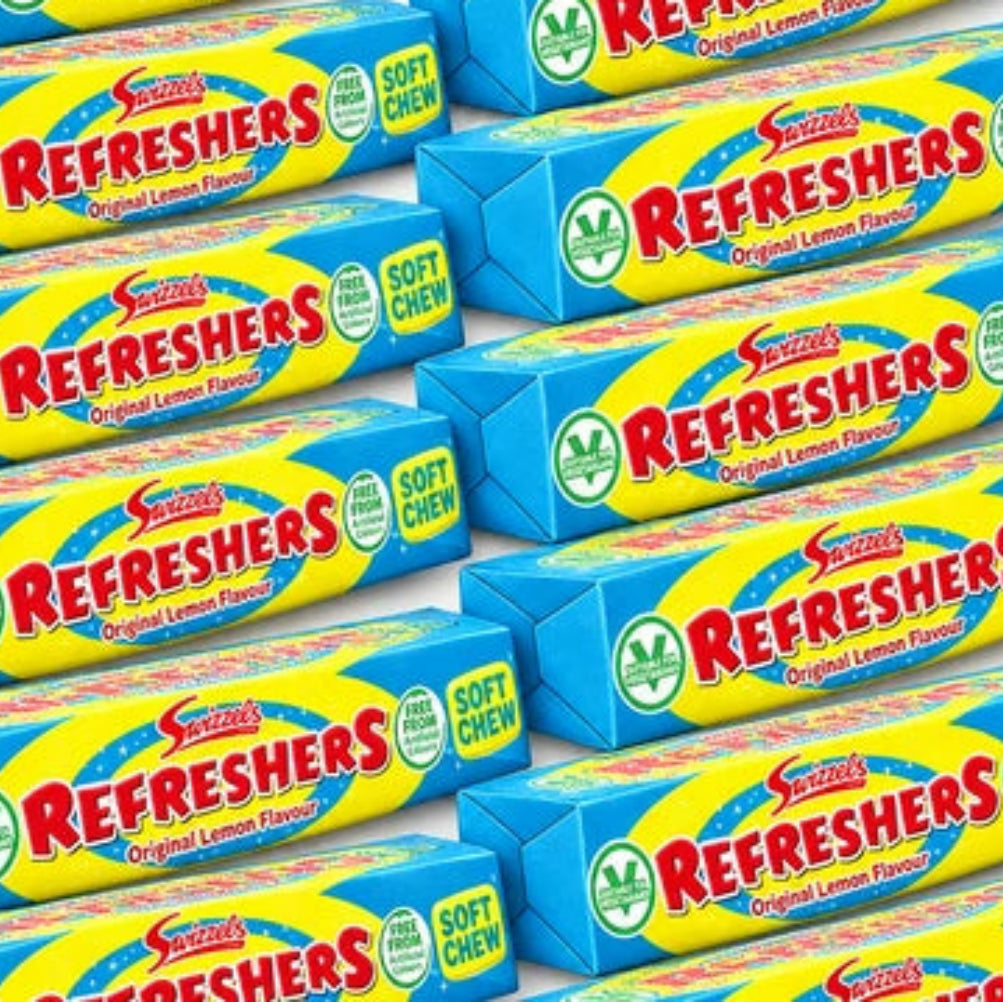 Swizzels Refreshers Chews Lemon Stick Packs 43g Candy Sweets