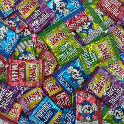 Slush Puppie 4 Flavour Popping Candy 0.04oz (1g) Pick N Mix USA Candy Salad Sweet Snacks