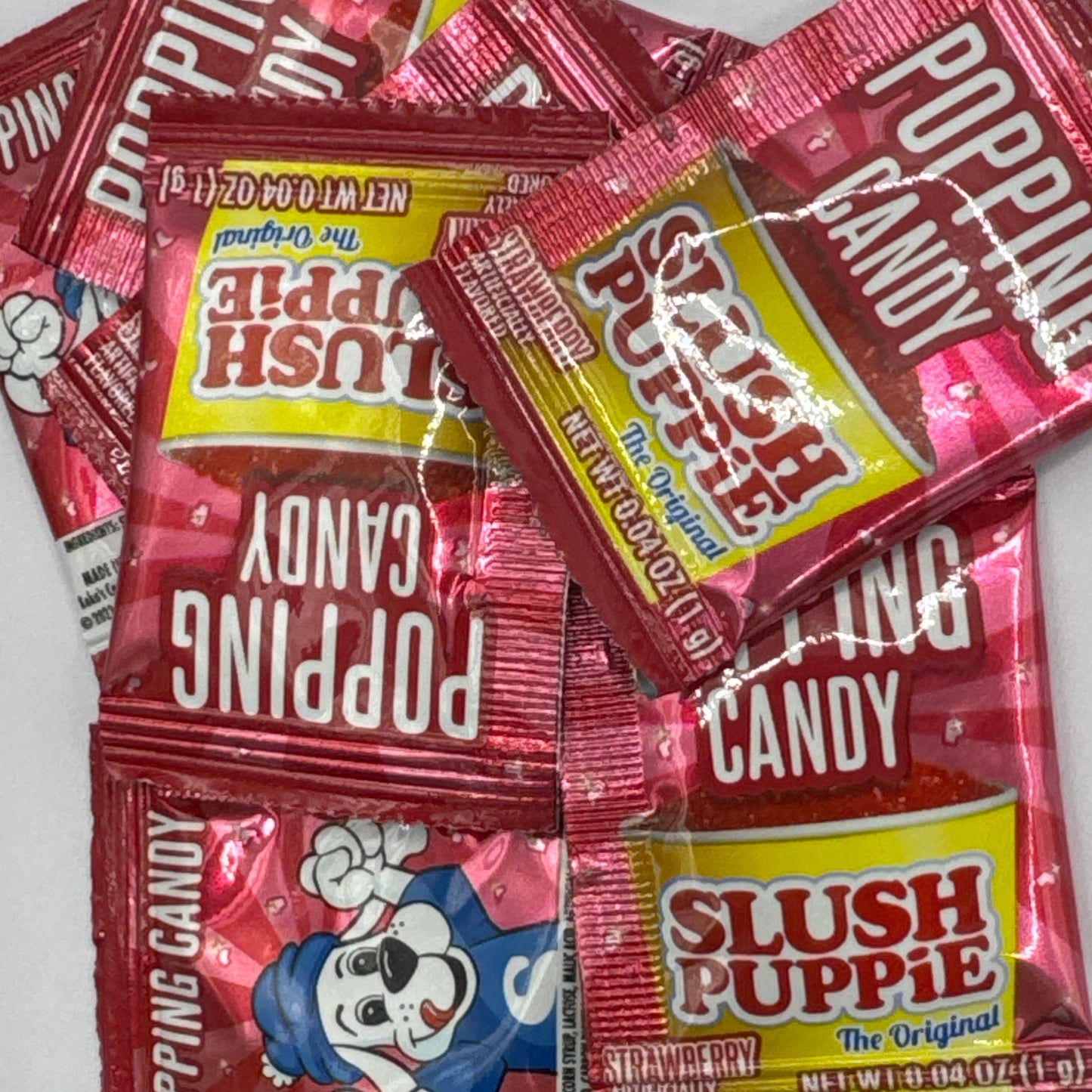 Slush Puppie 4 Flavour Popping Candy 0.04oz (1g) Pick N Mix USA Candy Salad Sweet Snacks