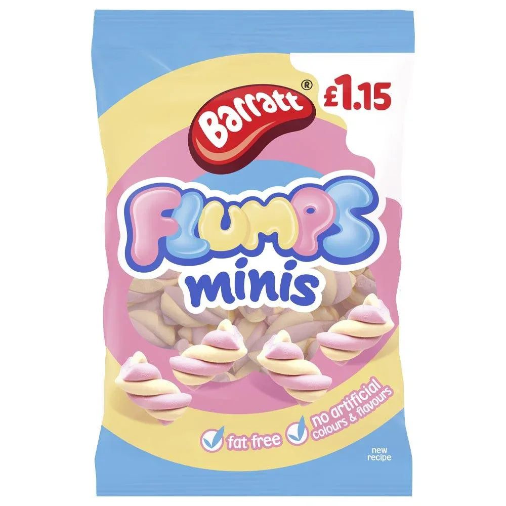 Barratt Flumps Bag Candy Marshmallow Sweets - Frosty Sweet Factory