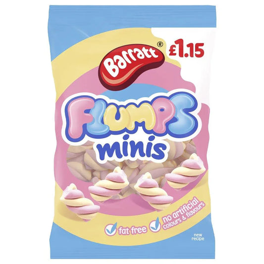 Barratt Flumps Bag Candy Marshmallow Sweets - Frosty Sweet Factory
