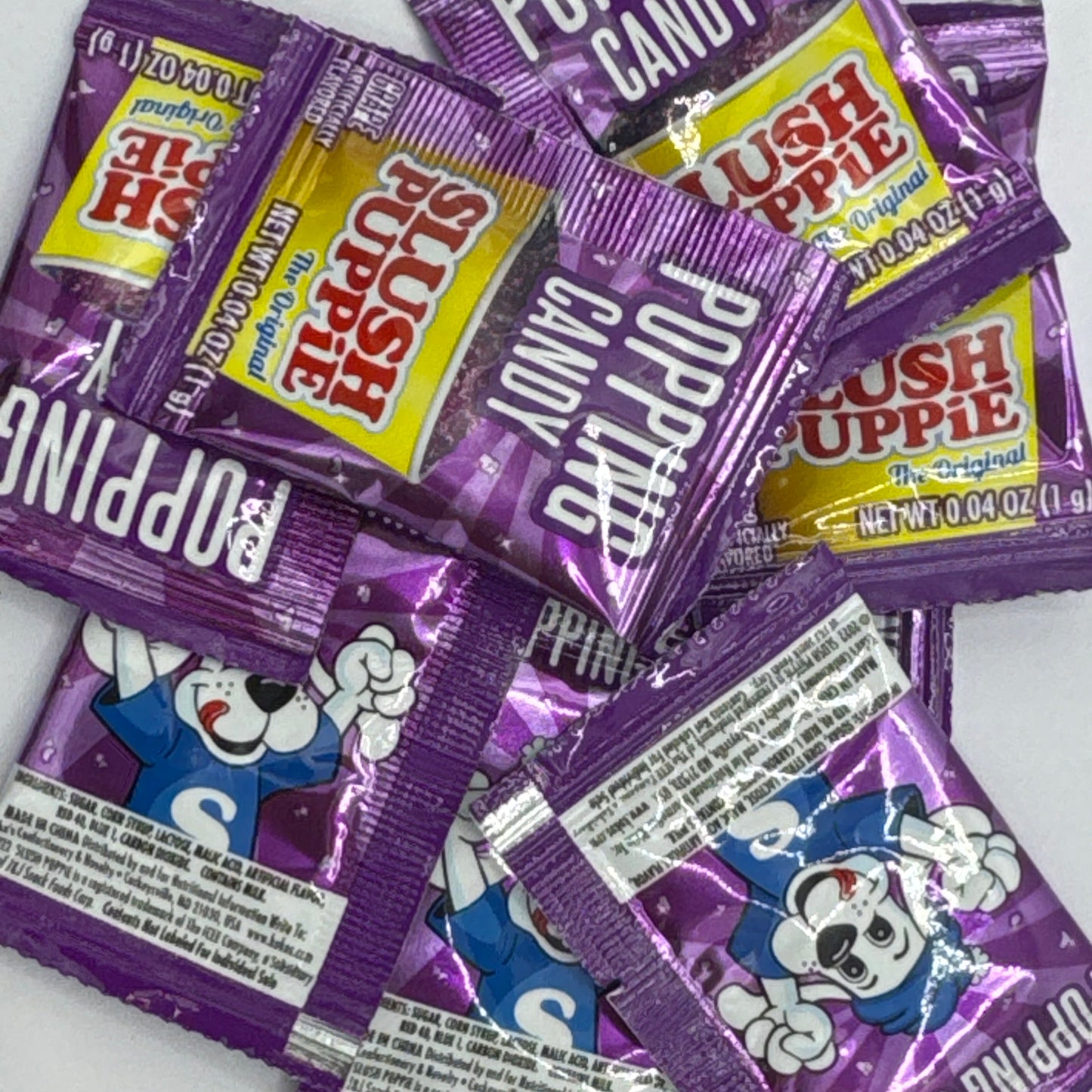 Slush Puppie 4 Flavour Popping Candy 0.04oz (1g) Pick N Mix USA Candy Salad Sweet Snacks