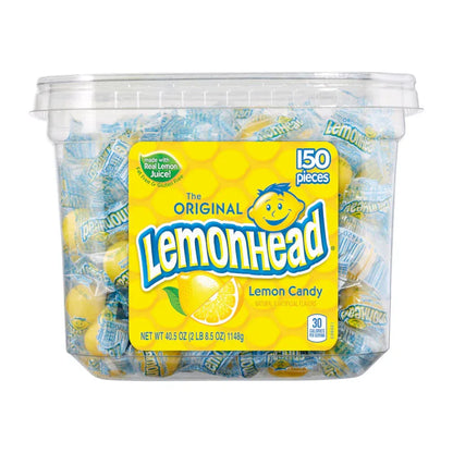 Pick N Mix The Original Lemonhead Lemon Candy Individual Wrapped Sweet Pieces USA Candy
