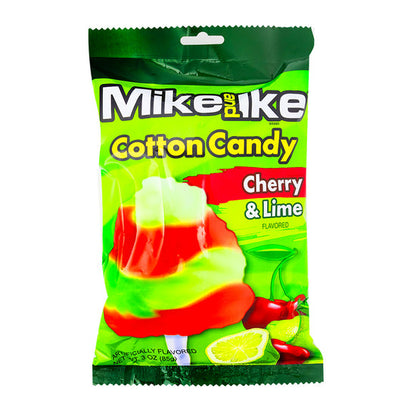 CLEARANCE: Mike & Ike Cotton Candy 3oz (85g) USA Cotton Candy Floss Cherry-Lime, Orange-Cherry, Strawberry-Lemon