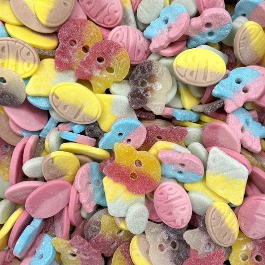 Natural full-frame mixed foam sweets