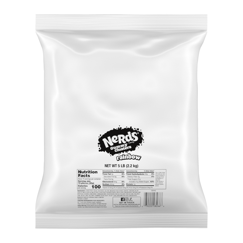 Nerds Gummy Clusters Rainbow USA Candy Sweet Pick N Mix Bag