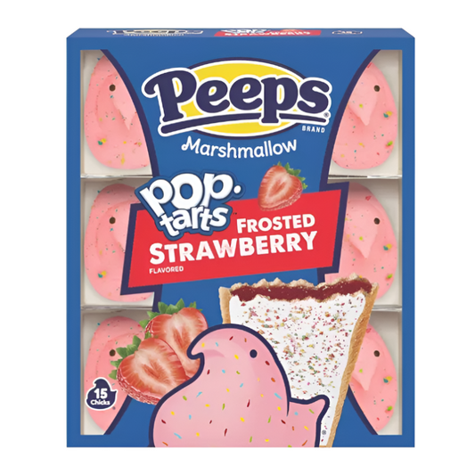 Peeps Frosted Strawberry Poptart Chicks 10 Pack 13oz - 85g USA Candy Sweets