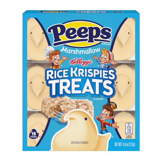 Peeps Rice Krispies Chicks USA Candy Sweets 10 Pack 3oz - 85g