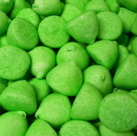 Frostys Paint Balls Green Apple & Vanilla Foam Marshmallows Pick N Mix Candy Salad Mallow Snacks