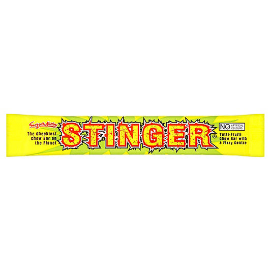 Swizzels Stinger Chew Bar 18g 20p PMP Candy Chew Bars Sweets Vegan, Halal, Vegetarian - Frosty Sweet Factory
