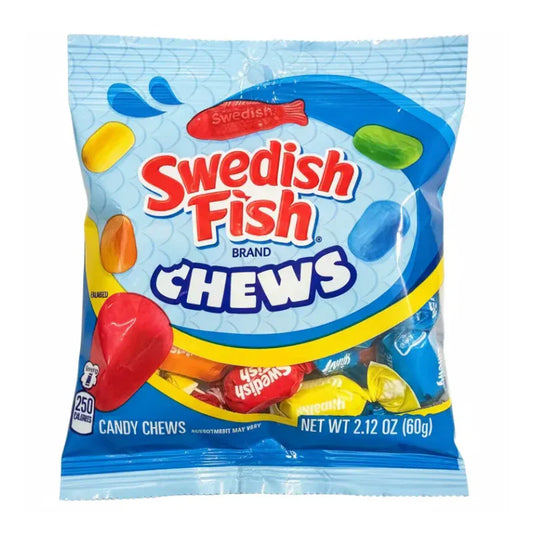 Swedish Fish Chews - 2.12oz (60g) USA Candy Sweets