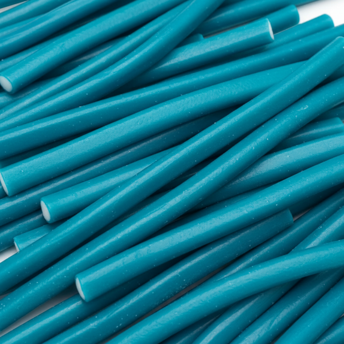 Sweetzone blue raspberry pencils, full-frame, no packaging