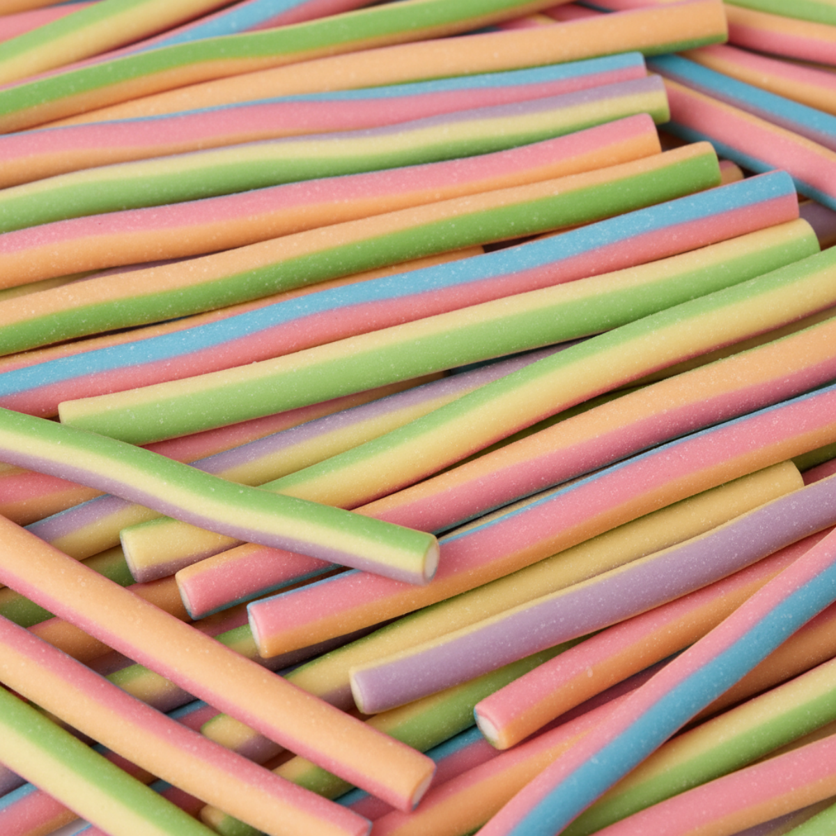 Sweetzone rainbow pencils, full-length, full-frame
