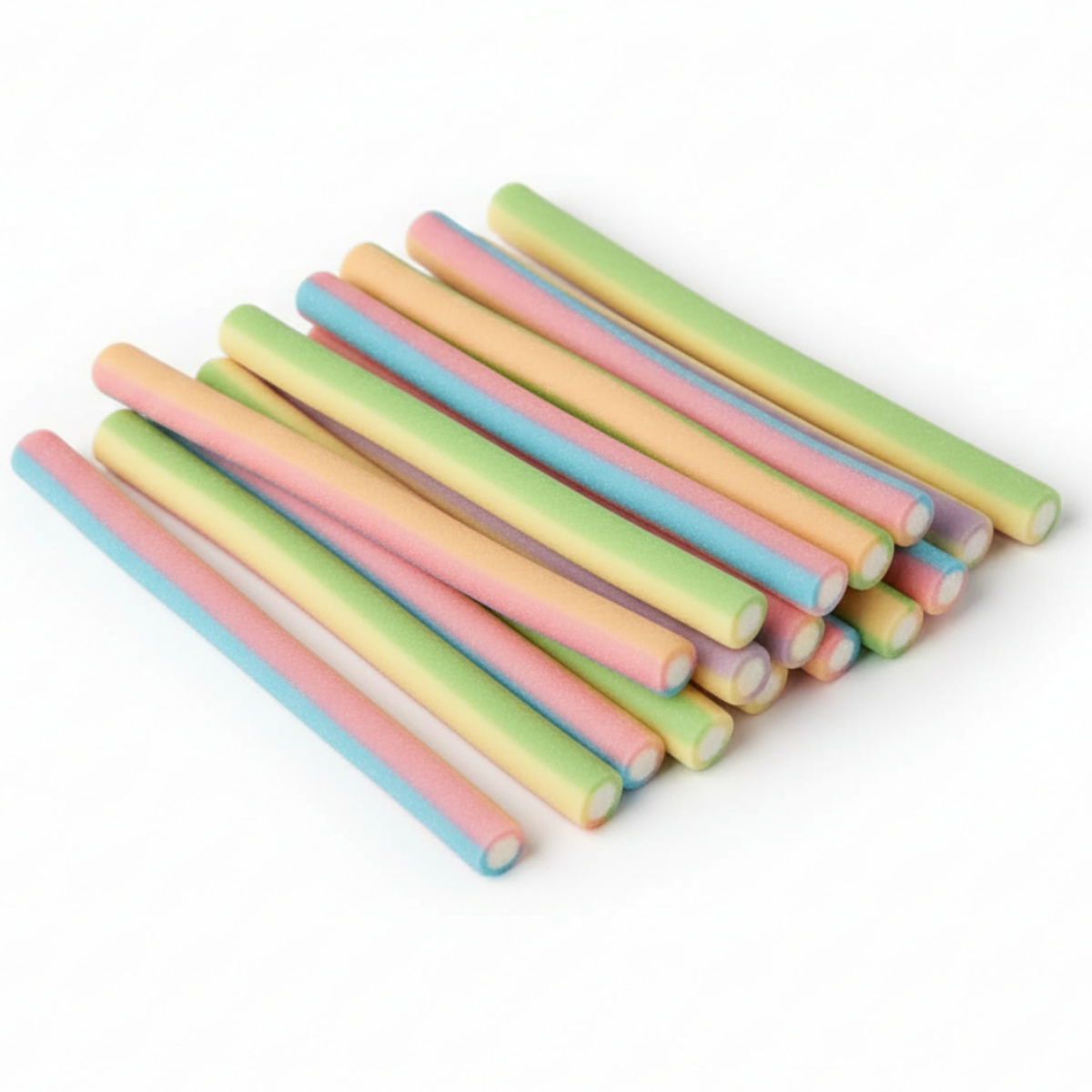 Sweetzone rainbow pencils, on white background