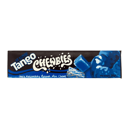 Tango Chewbies Blue Raspberry 30g, Mini Chews, Vegan, Vegetarian, Gelatine Free, Halal - Frosty Sweet Factory